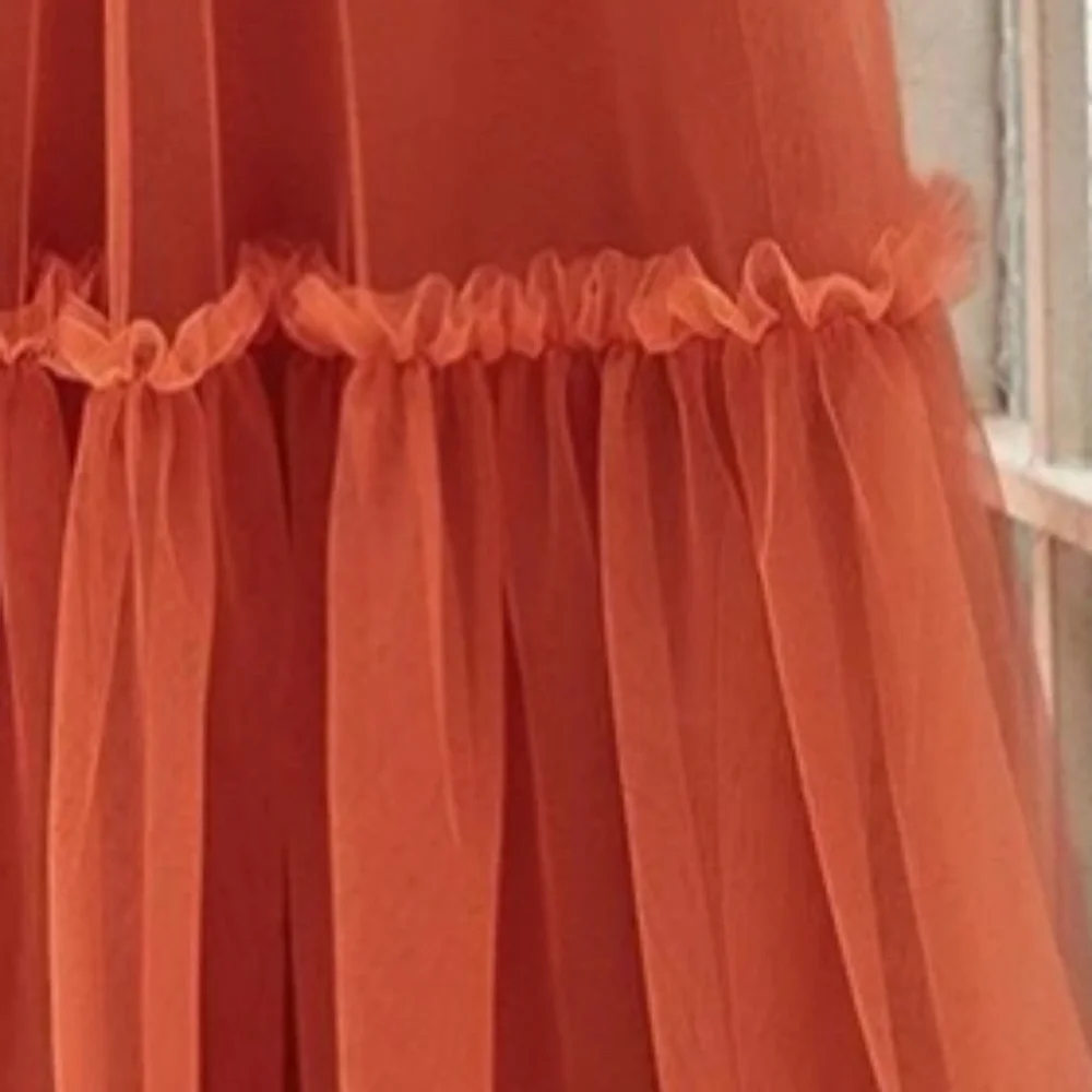 Luxe Mesh Off Shoulder Bridal Prom Formal Maxi Dress - Picture 10 of 11